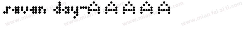seven day字体转换